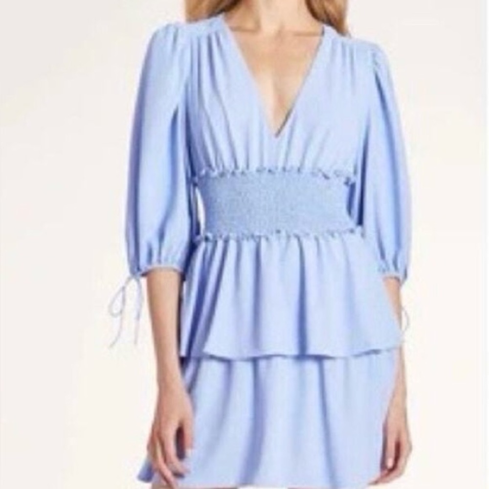 Amanda UpRichard Elegant Coronado Lavender Tiered Dress